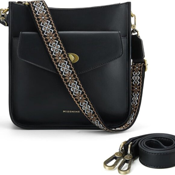 Handbags - Crossbody Bags for Women Trendy Vegan Leather Shoulder Bag Hobo Purses Handbags